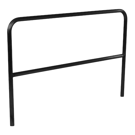 Vestil STEEL PIPE SAFETY RAILING 72 IN LENGTH BLACK VDKR-6-BK